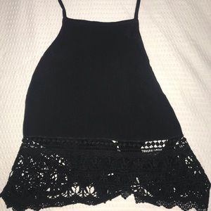 American Eagle Black Halter Top